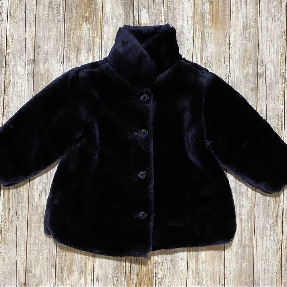 GAP Girls Faux Fur Jacket